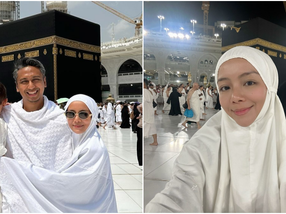 Mira Filzah dukung anak sambil tawaf