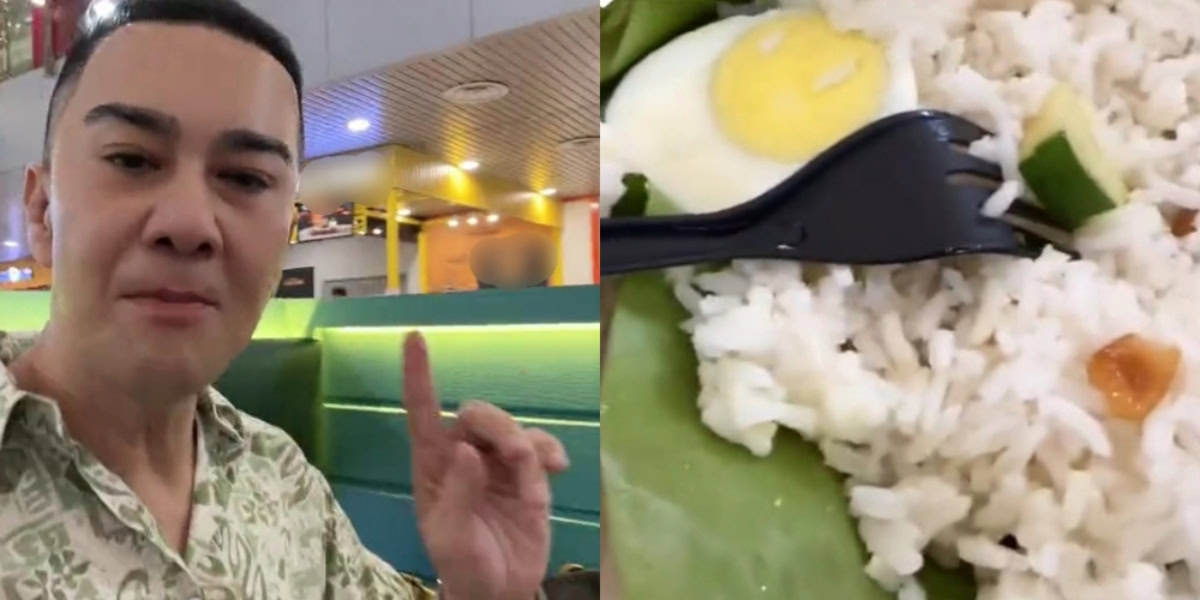 Bungkus Kaw Kaw terima teguran Chef Zam, akan hidangkan Nasi Lemak Rendang Ayam bersama sambal 7