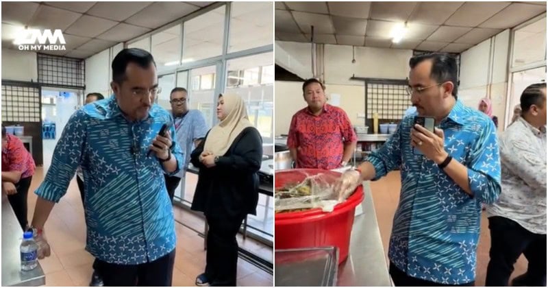 Dapur kotor bertahi cicak, Asyraf Wajdi geram kontraktor dewan selera beri jawapan angkuh