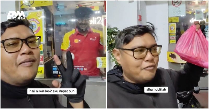 Lelaki terharu jumpa pelanggan ‘degil’, selalu pesan makanan extra untuk belanja rider sekali