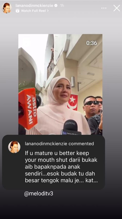 Lana Nodin nasihat Fazura