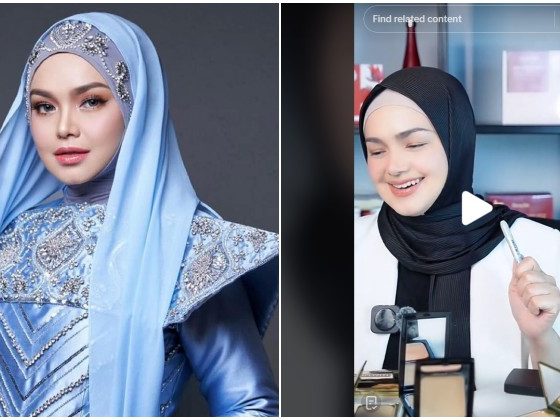 Siti Nurhaliza terhibur