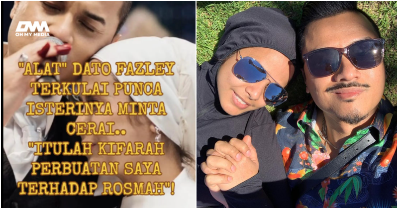 Kelakar! Anak dah empat, Fazley Yaakob nafi ‘alat’ terkulai punca perceraian