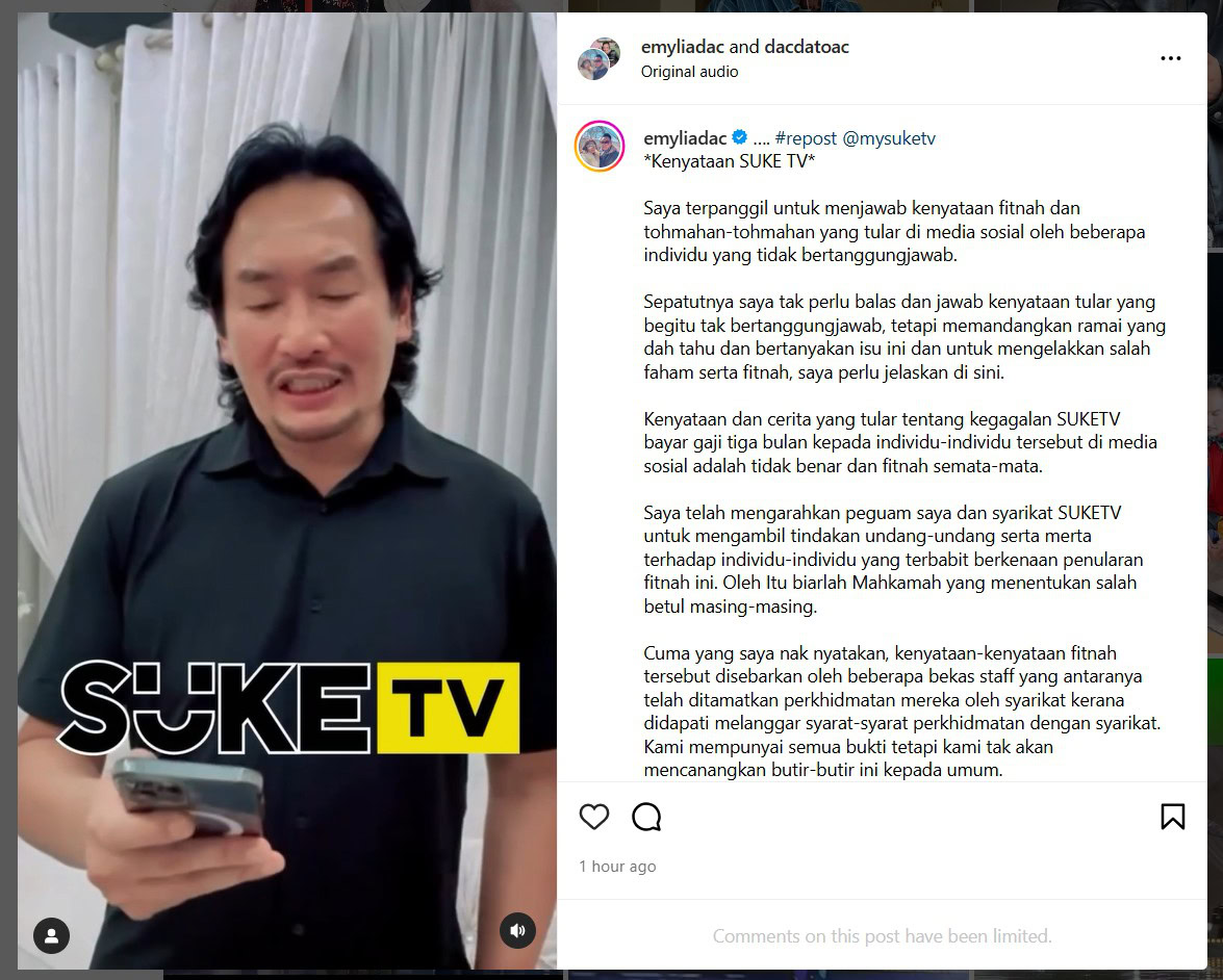 SUKE TV tak bayar gaji pekerja