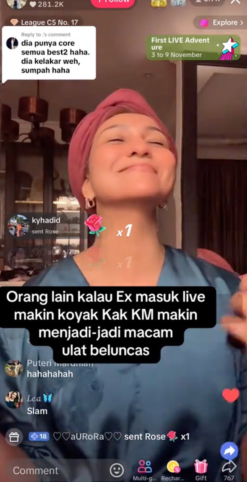 Kak KM tak keruan