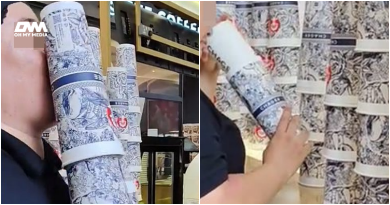 Tak adil! Netizen dakwa pekerja minuman teh viral tipu, asing bekas ada free gift?