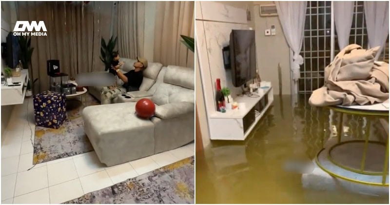 Baru sebulan beli perabot rumah, wanita akur diuji kediaman ditenggelami banjir