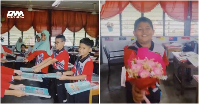 “Simple tapi nampak mahal” -Ramai puji usaha murid2 buat kejutan untuk cikgu