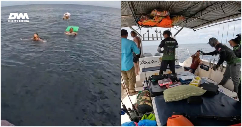 Pemancing bantu mangsa bot karam, terkejut sudah 4 hari hanyut di laut