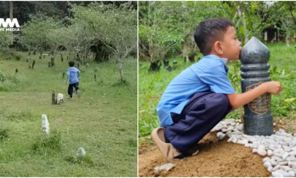 Anak kecil berlari