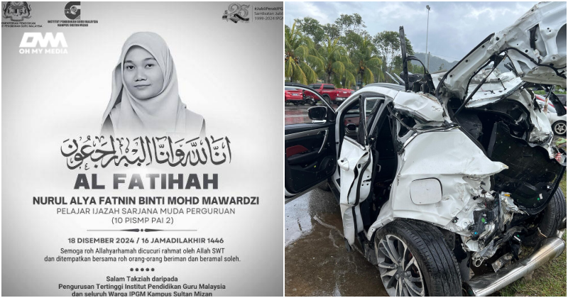 Hafizah 30 juzuk al-Quran maut dalam nahas, tak sempat bergelar ustazah