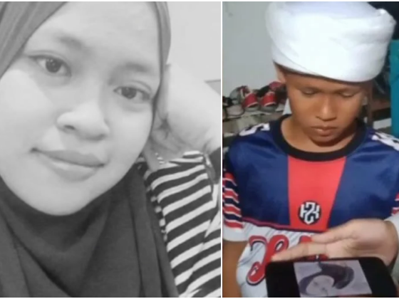 beradik menangis dapat tahu ibu