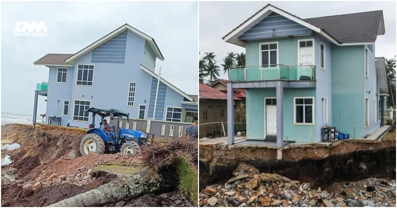 Pemilik banglo terharu, ramai sumbang bongkah batu untuk tambat hakisan pantai