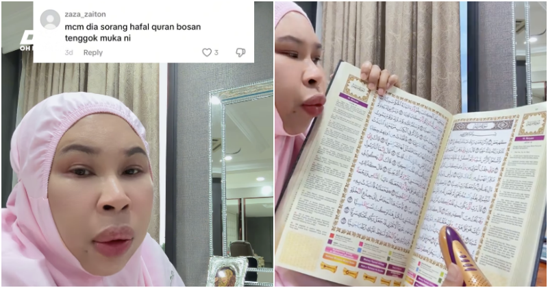 “Macam dia seorang ..”- Vida minta maaf, netizen luah bosan tengok hafal al-Quran