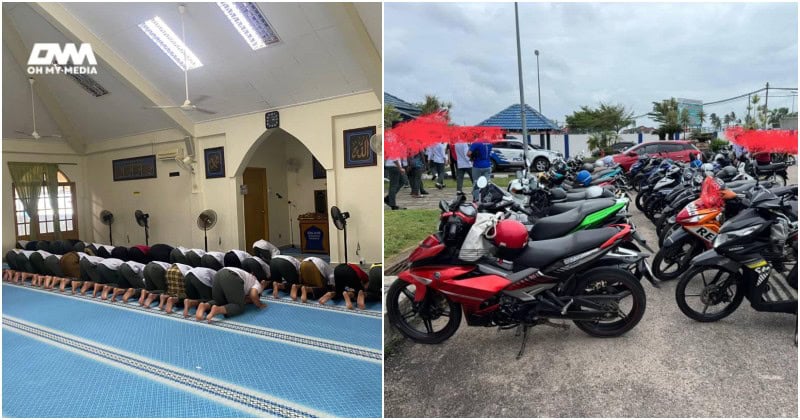 KPD Marang ‘basuh’ lepasan SPM buat bising, ditahan & diarah solat asar berjemaah