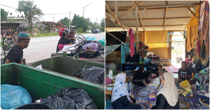 Anak pernah sakit perut, makanan tamat tempoh jadi alas perut lima beranak teruskan hidup