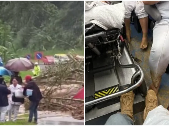 wanita selamat lahirkan bayi