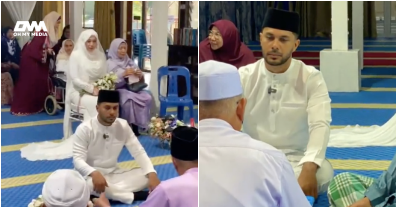 Pengantin paling tak ceria! Netizen dakwa Fikry Ibrahim terpaksa kahwin, muka kelat tanpa senyuman