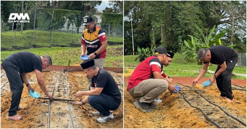 Mat Sabu tanam bawang di kediaman rasmi, netizen saran lebih elok semai padi