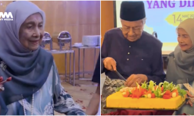 Tun Hasmah berhijab