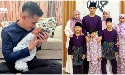 Ashraf Muslim timang anak kelima