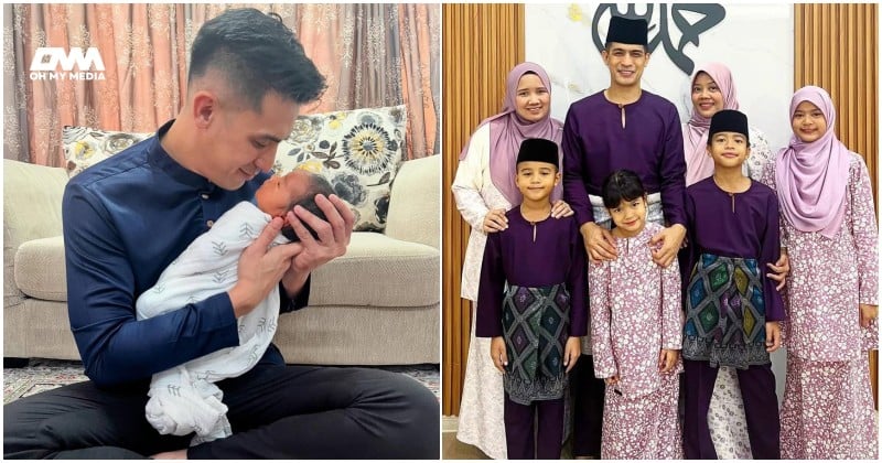Ashraf Muslim timang anak kelima
