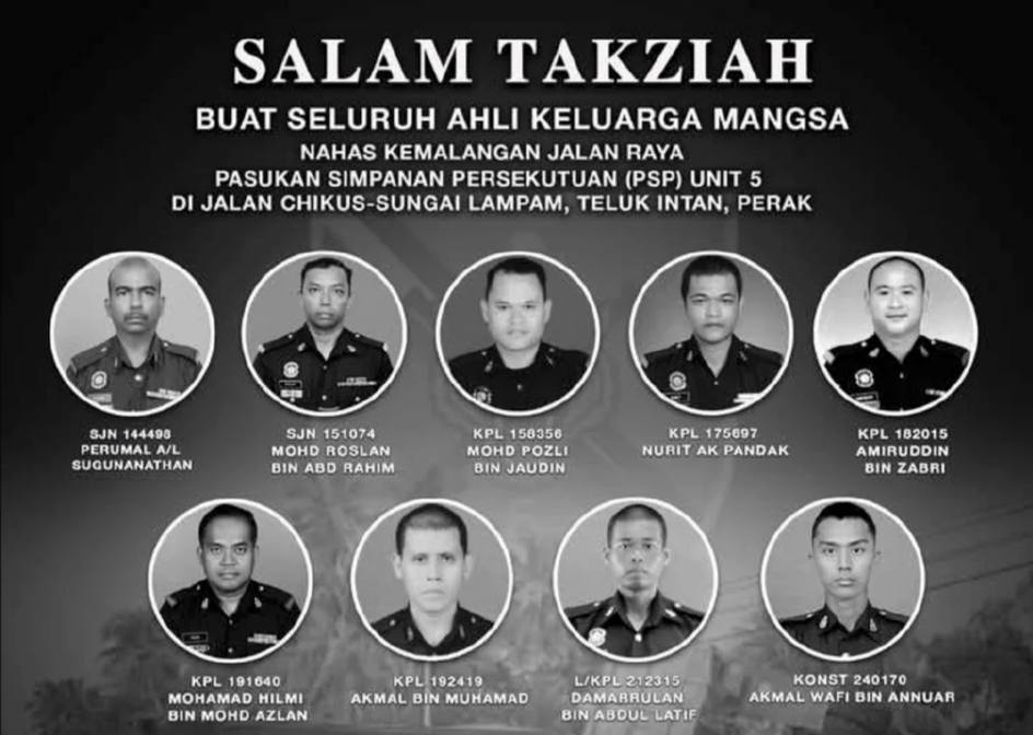 Bantuan akan dihulurkan segera, nahas FRU