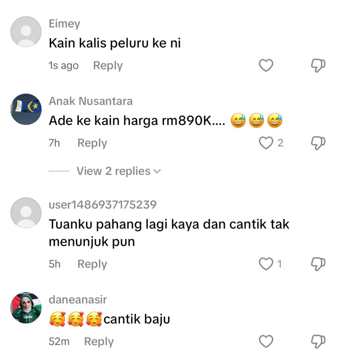 Prince Syed buat baju isteri bernilai RM890,000
