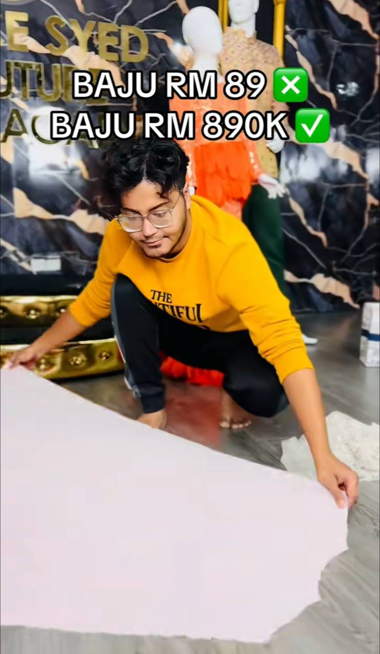 Prince Syed buat baju isteri bernilai RM890,000
