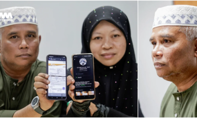 tunai haji bersama isteri musnah