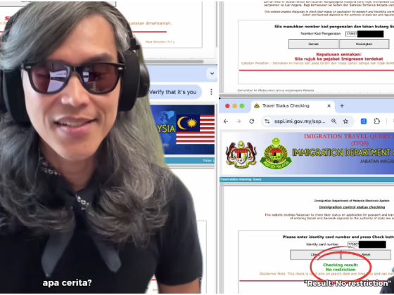 Fahmi Reza dakwa status perjalanan bercanggah