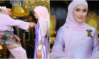 Fasha Sandha terima anugerah Pingat Jasa Baik
