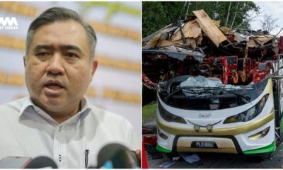 Bas berusia 12 tahun, tiada tali pinggang keledar
