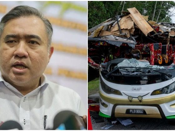 Bas berusia 12 tahun, tiada tali pinggang keledar