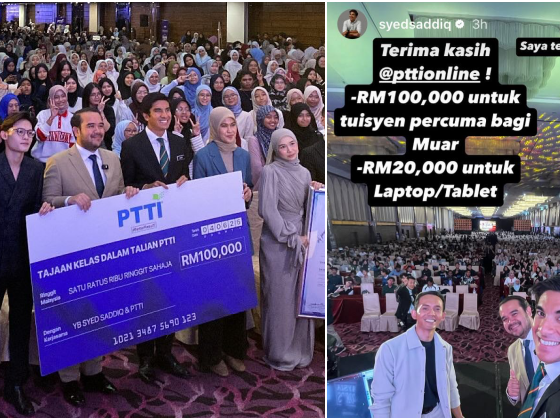 Syed Saddiq terima tajaan