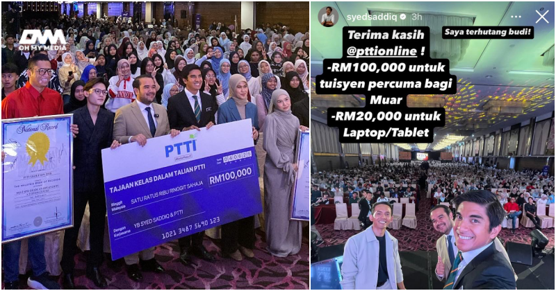 Syed Saddiq terima tajaan