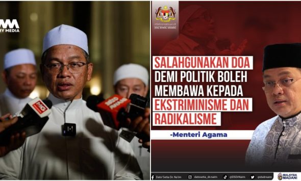 Hormati doa sebagai senjata agama