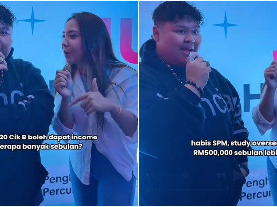 Cik B dedah pendapatan lebih