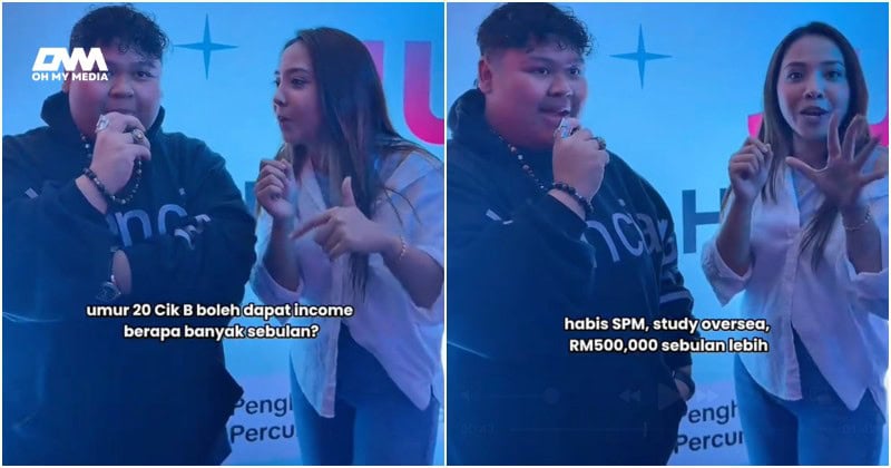 Cik B dedah pendapatan lebih