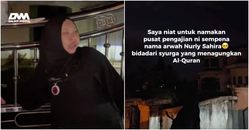 Sebak ziarah rumah lama, Vida niat wakaf jadi pusat Al-Quran untuk arwah Nurly
