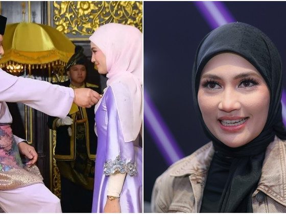 Fasha Sandha syukur dapat pingat