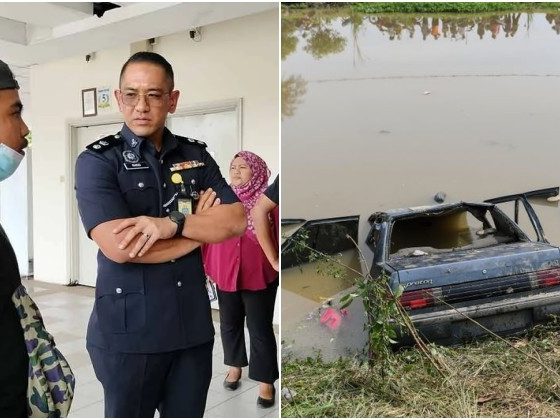Kereta dinaiki enam beranak dipercayai terbabas