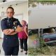 Kereta dinaiki enam beranak dipercayai terbabas