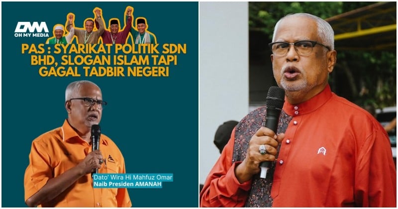 PAS gagal tadbir negeri sendiri, ghairah jatuhkan PM Anwar – Mahfuz Omar