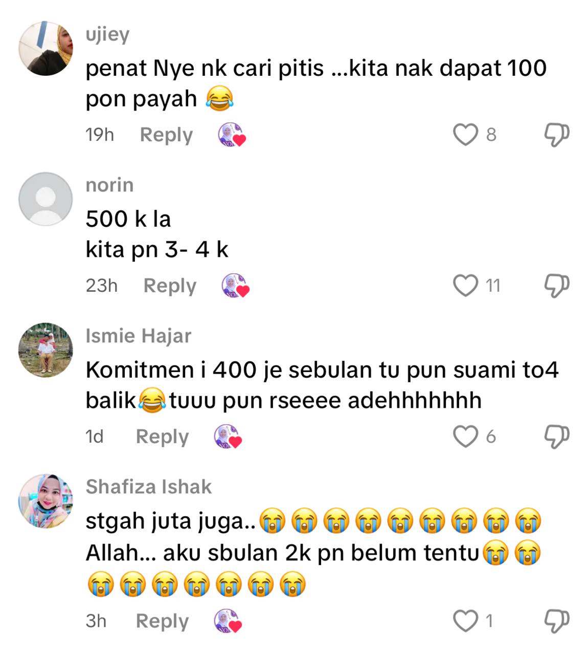 Madammu habis RM600K
