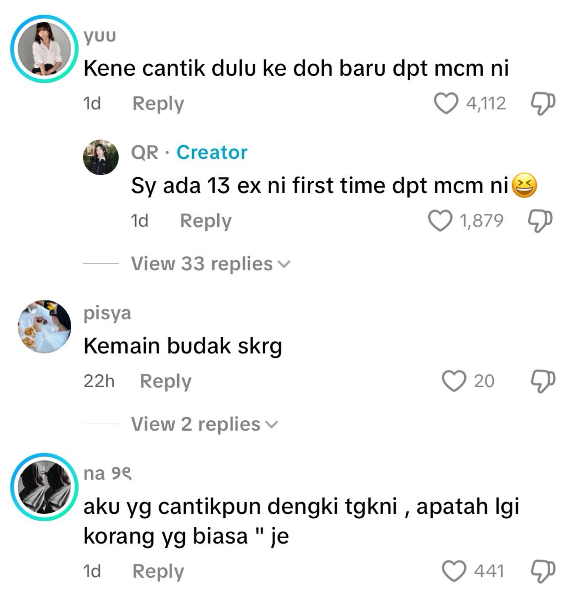 Ada 13 bekas kekasih