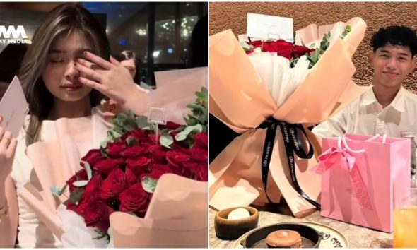 Nangis kerana usaha teman lelaki