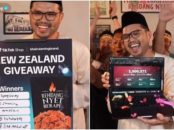 Rendang Nyet Berapi Khairul Aming laris terjual