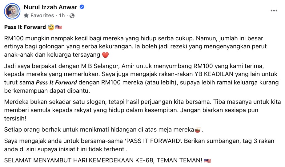 Nurul Izzah berpakat