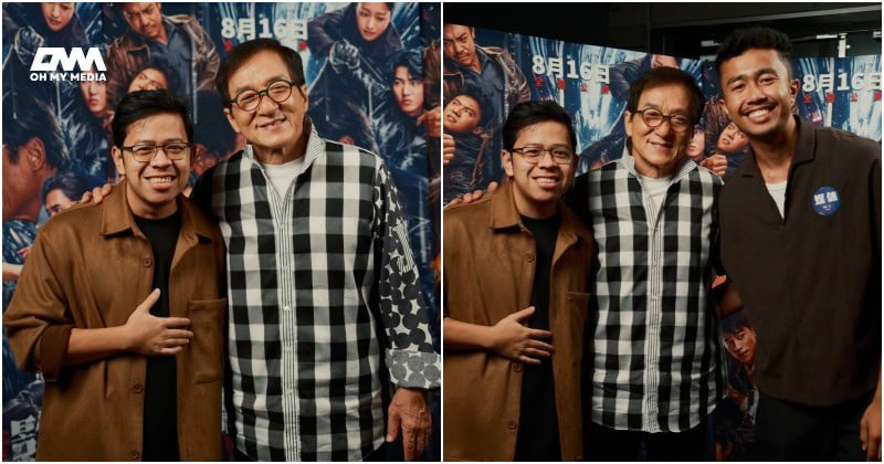 Sofyank teruja dapat jumpa Jackie Chan di Beijing – “Tak sempat nak shoot video VFX..”